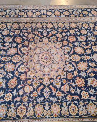 Tappeto Kashan Blu