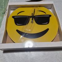 orologio a parete emoji