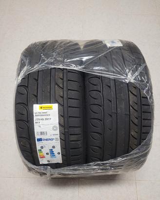 2 nuove gomme auto 225/45 zr17 91y