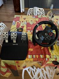Volante più pedaliera logitech  g29