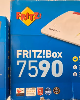 Kit wifi mesh modem FRITZ 7590+FRITZ RI 2400