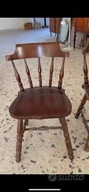 2 sedie in legno Old America