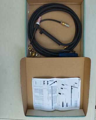 Torcia TIG WP-17V New Coir con valvola + raccordi
