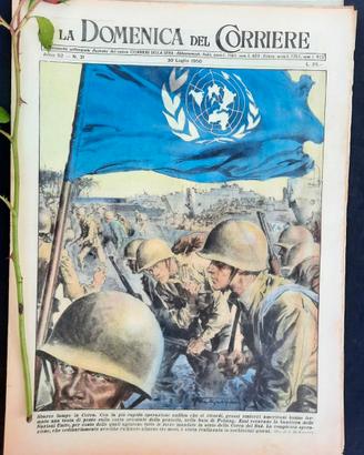 La Domenica del Corriere 30 luglio 1950 Beltrame