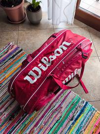 borsa tennis Wilson edizione limitata Tour rosso