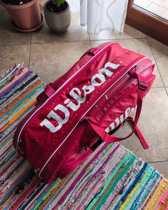 borsa tennis Wilson edizione limitata Tour rosso