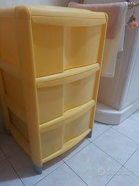 cassettiera in plastica