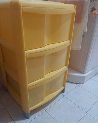 cassettiera in plastica