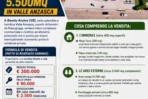 Ampio immobile commerciale con parco