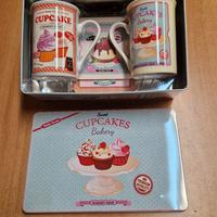 Set Di 2 tazze in scatola di Latta