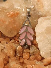 Pendente in argento 925 e pietre dure