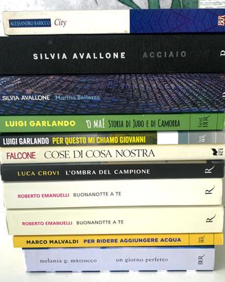 11 libri di autori italiani edizioni Rizzoli