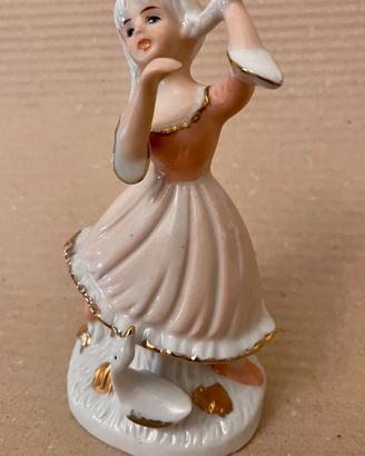 Statuetta Porcellana Capodimonte Angelo 