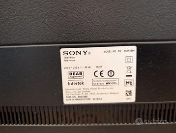 SONY KD - 55XF8596 Componenti