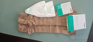 Calza compressiva autoreggente