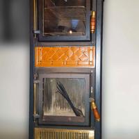 Stufa a legna in ghisa Eco Forno Anselmo Cola 7 Kw