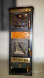 Stufa a legna in ghisa Eco Forno Anselmo Cola 7 Kw
