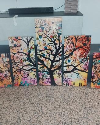 quadro 5 pezzi