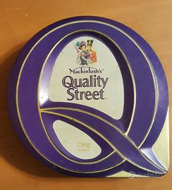 Scatola metallo Quality Street Anni 90