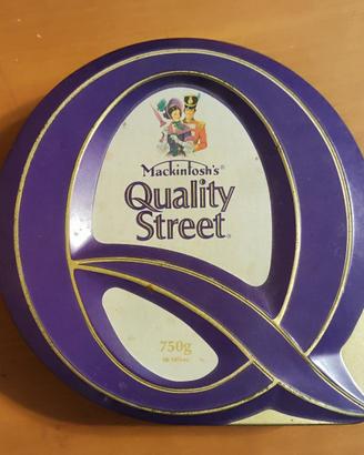 Scatola metallo Quality Street Anni 90