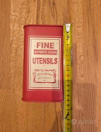 contenitore in alluminio verniciato per cucina 