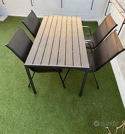 Tavolo e 4 sedie esterno - JYSK