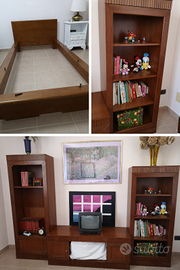 MOBILI PER CAMERETTA E 2 LETTI SINGOLI