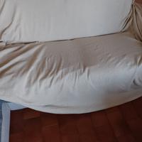 Copri divano beige 3 posti