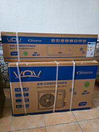 CLIMATIZZATORI NUOVI 12000 BTU VOV INVERTER WIFI