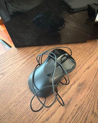 Mouse ottico USB cablato nero