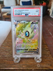 Carta Pokemon PSA9 V Italiano Celebi V Full Art Ul