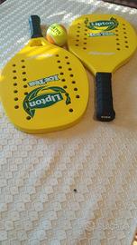 racchette beach tennis  più borsa 