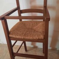 seggiolone in legno