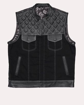 gilet leatherick