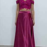 Abito cerimonia fucsia