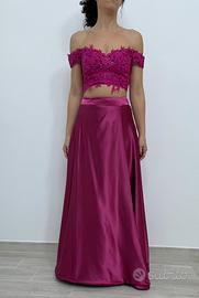 Abito cerimonia fucsia