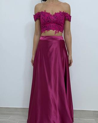 Abito cerimonia fucsia