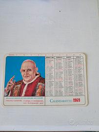 Calendario Calendarietto  1969  Papa Gioviovanni