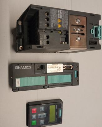 Azionamento per motori brusless Siemens Sinamics.