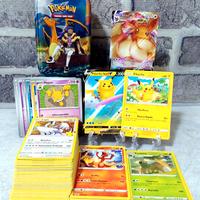 Carte Pokemon con Cofanetto + VMAX + Pikachu V