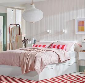 Letto ikea BRIMNES con cassettoni