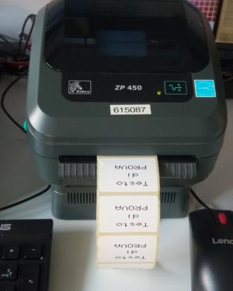 Stampante Termica Zebra zp 450 usata