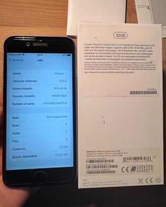 iPhone 6s  32  grigio siderale perfetto in tutto