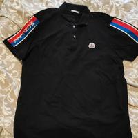 polo Moncler nera taglia XL 