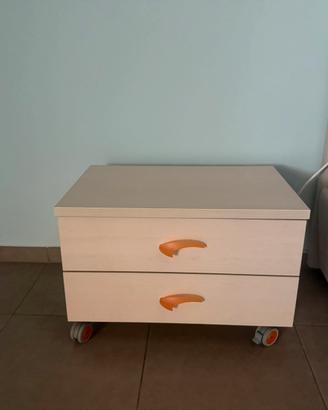 Comodino Moretti compact 2 cassetti