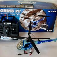 Elicottero elettrico Robins 22 con Radiocomando.