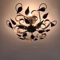 Plafoniera in ferro battuto 