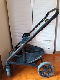 JOIE TRIO CHROME-PASSEGGINO NAVICELLA E SEGGIOLINO