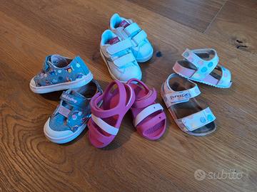 Scarpe bimba numero 20
