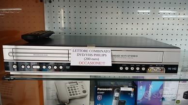 Lettore DVD/VHS Philips con garanzia 
